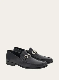 Moccasin with Gancini reversible ornament - Men