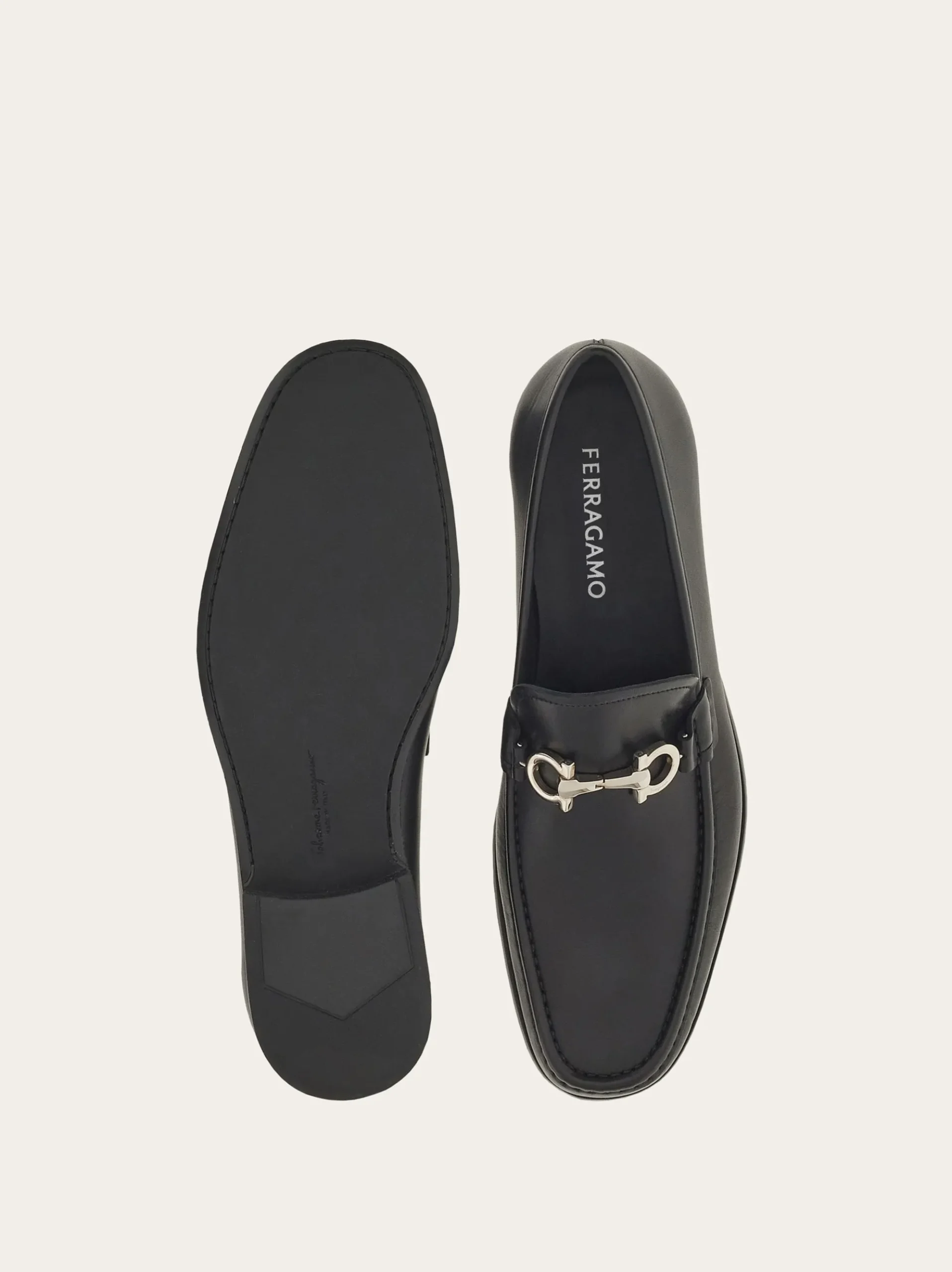 Moccasin with Gancini reversible ornament - Men