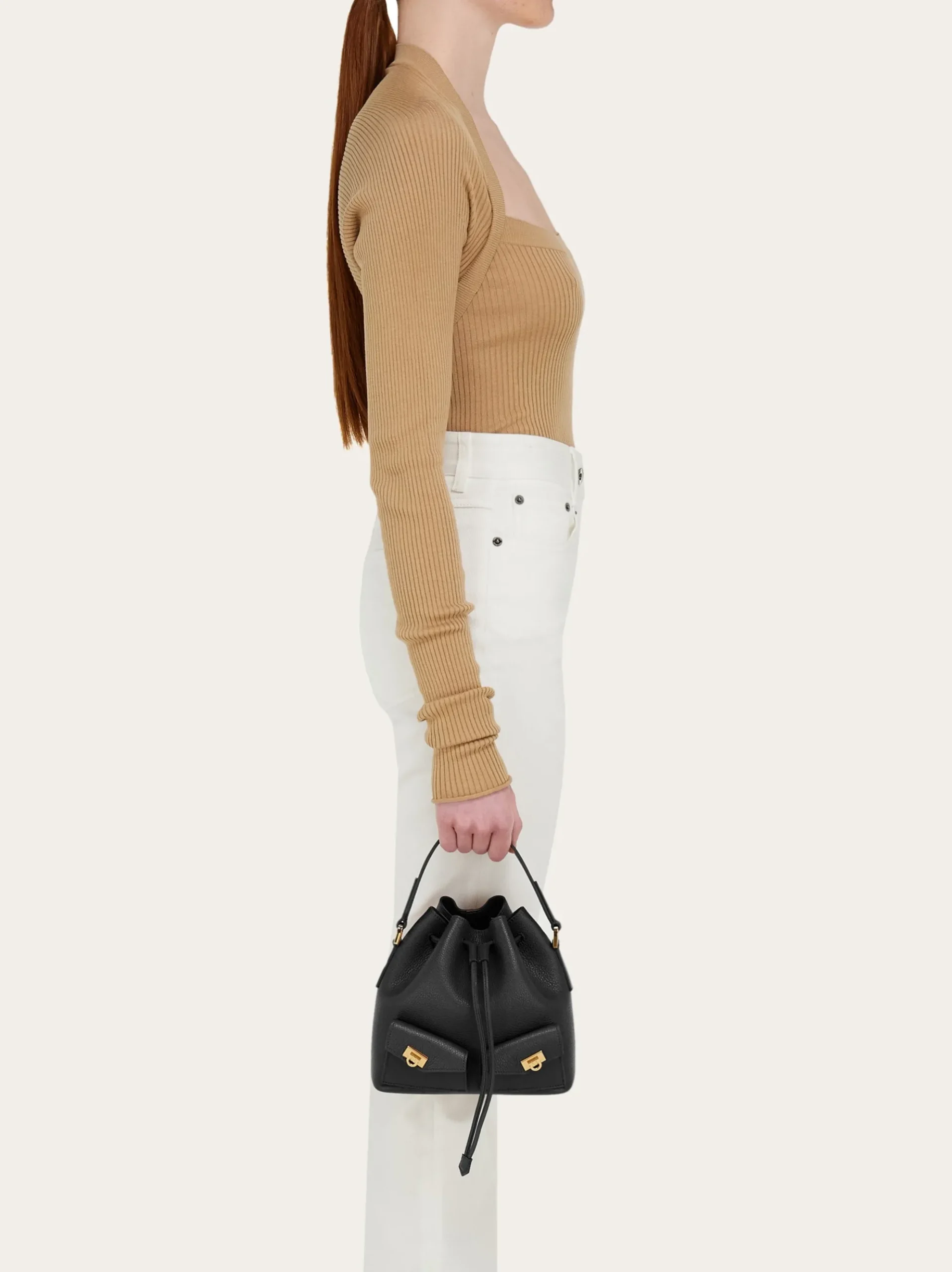 Multipocket bucket bag - Women