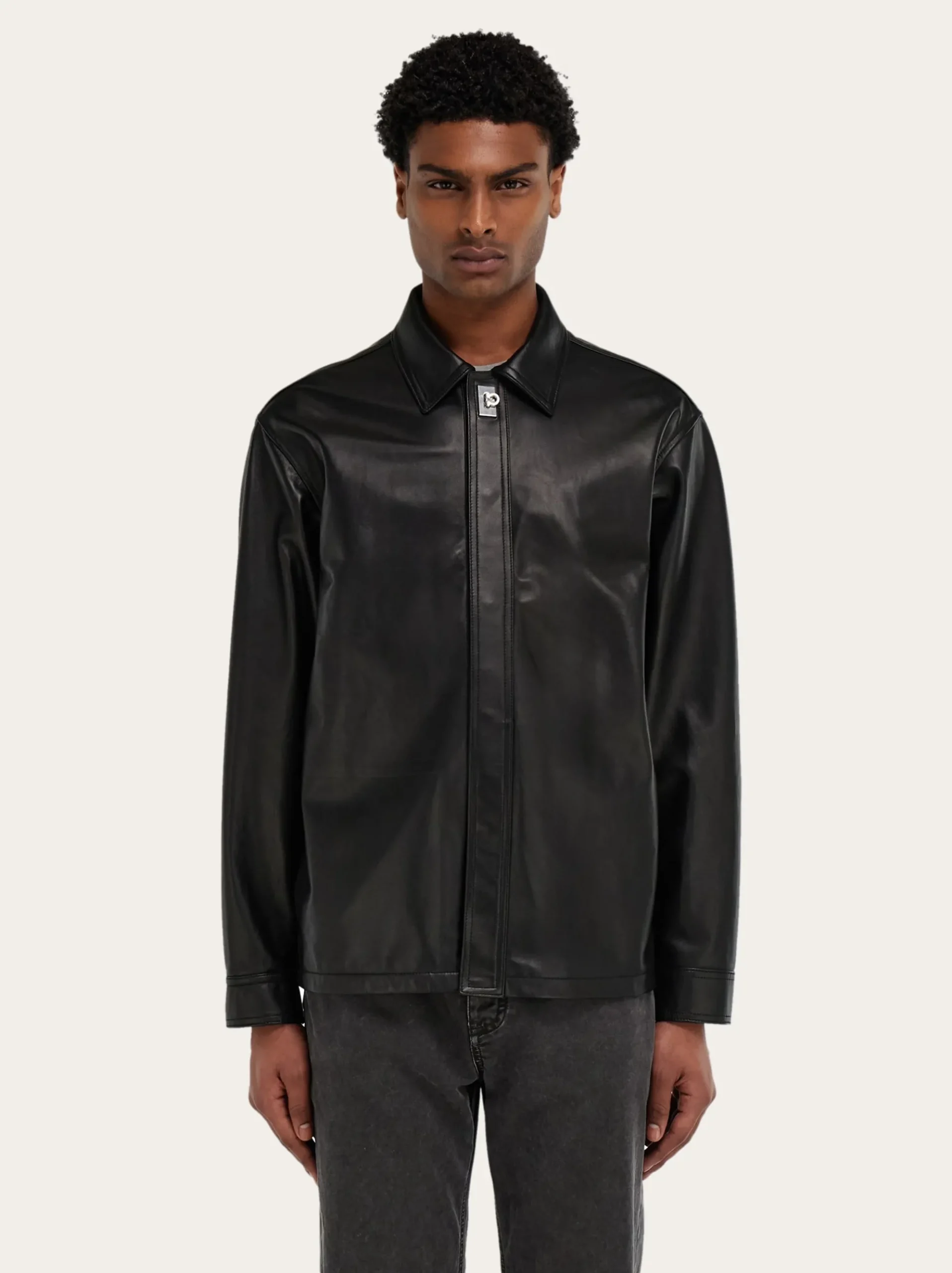 Nappa over shirt - Men
