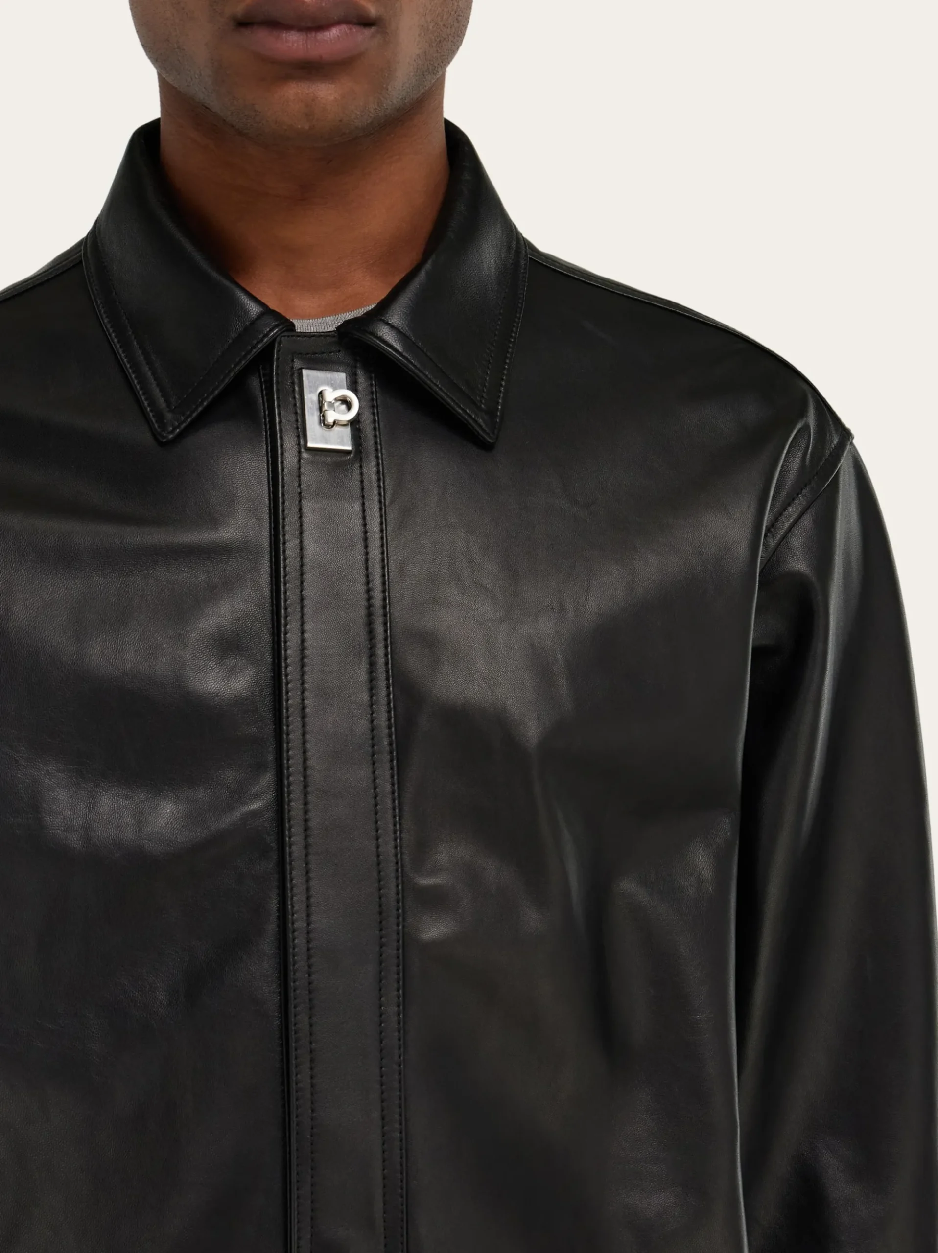 Nappa over shirt - Men