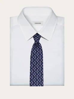 Nautical print silk tie - Men