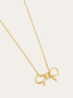 Necklace with bow pendant - Women