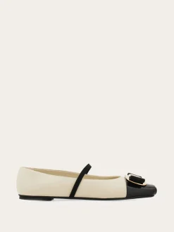 New Vara plate bicolor ballet flat - Women