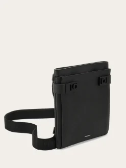 North-South crossbody bag with Hug buckle - Men