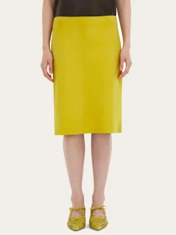 Nubuck pencil skirt - Women