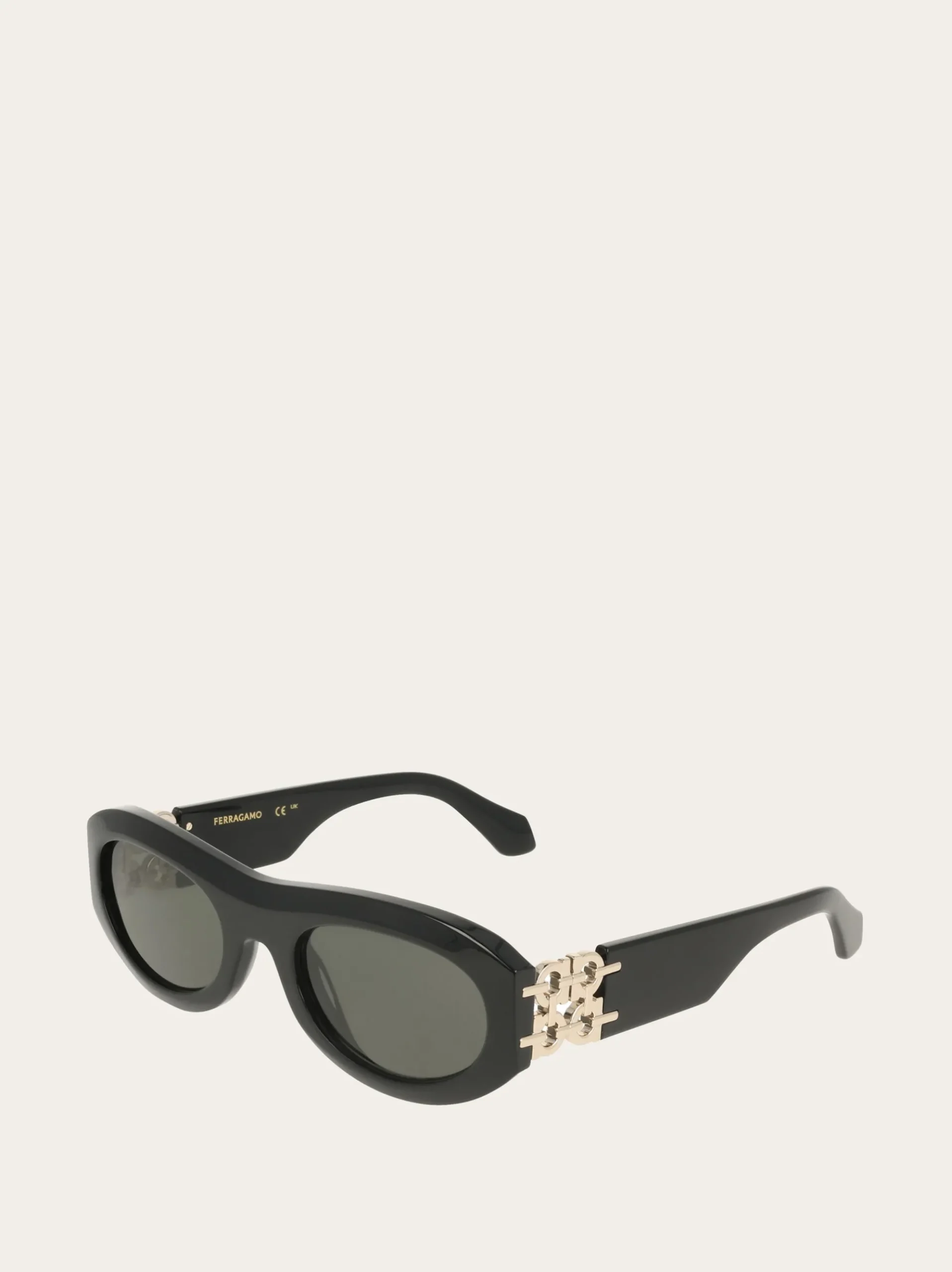 Oval frame sunglasses - Women