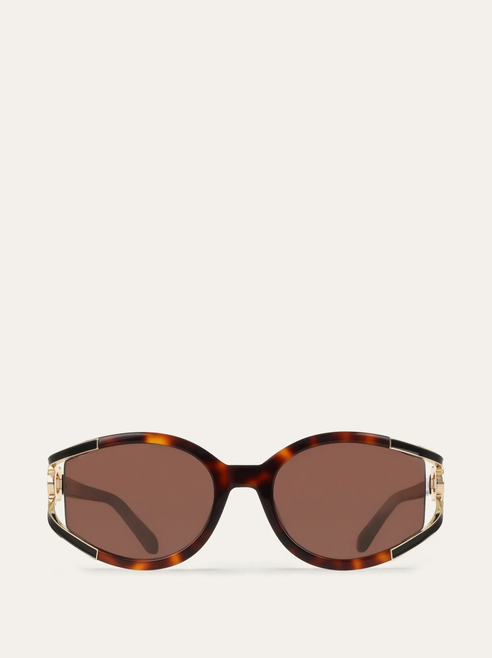Oval frame sunglasses - Women