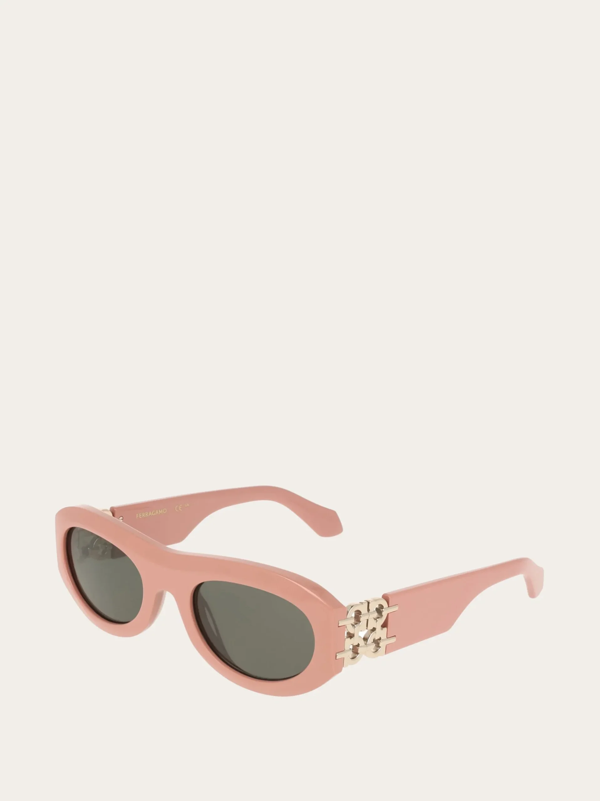Oval frame sunglasses - Women