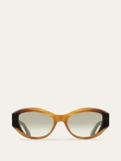 Oval frame sunglasses - Women
