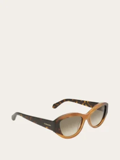 Oval frame sunglasses - Women