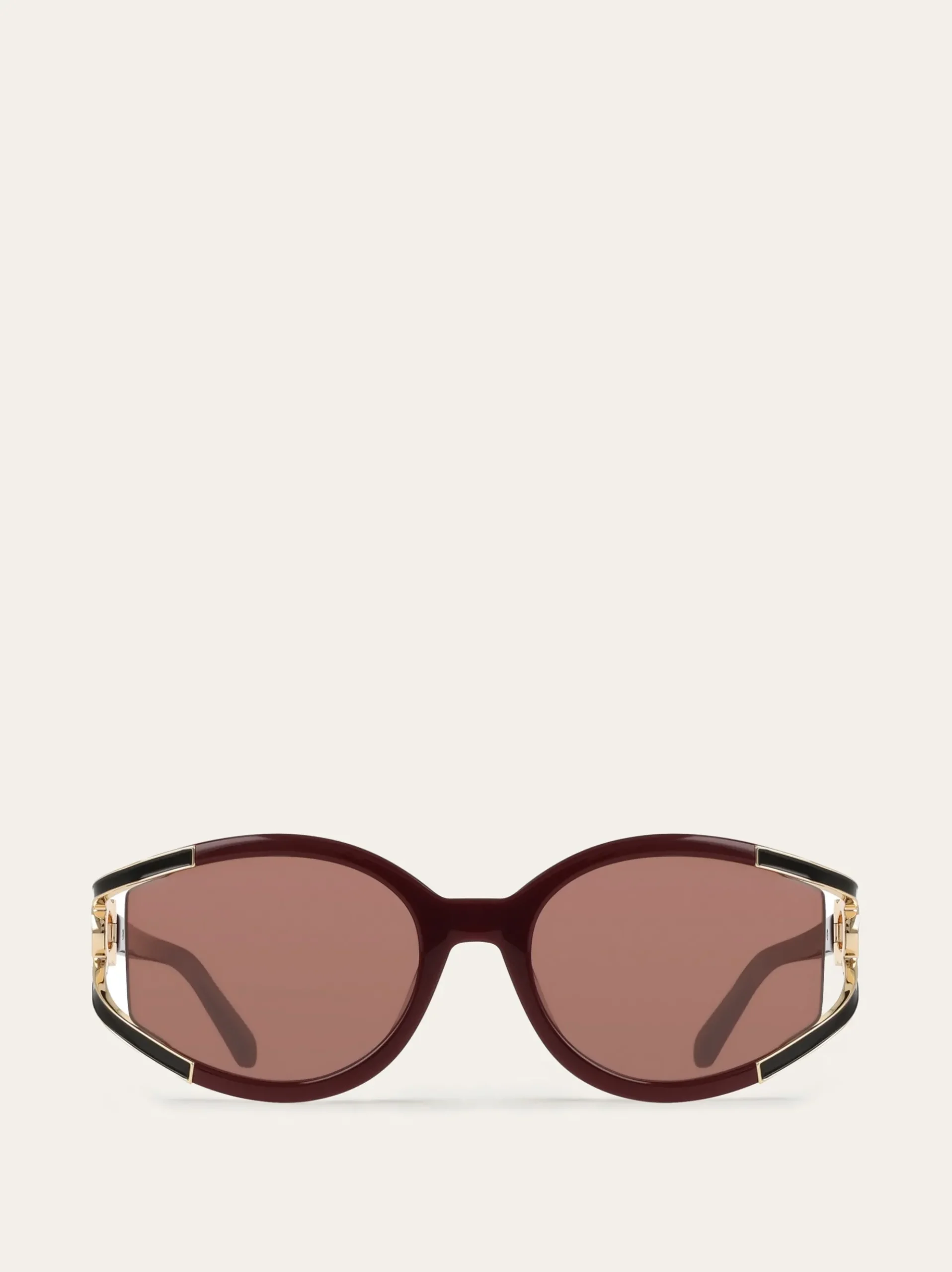 Oval frame sunglasses - Women