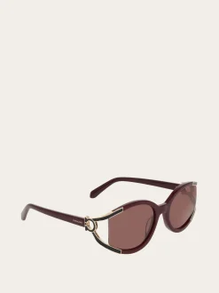 Oval frame sunglasses - Women