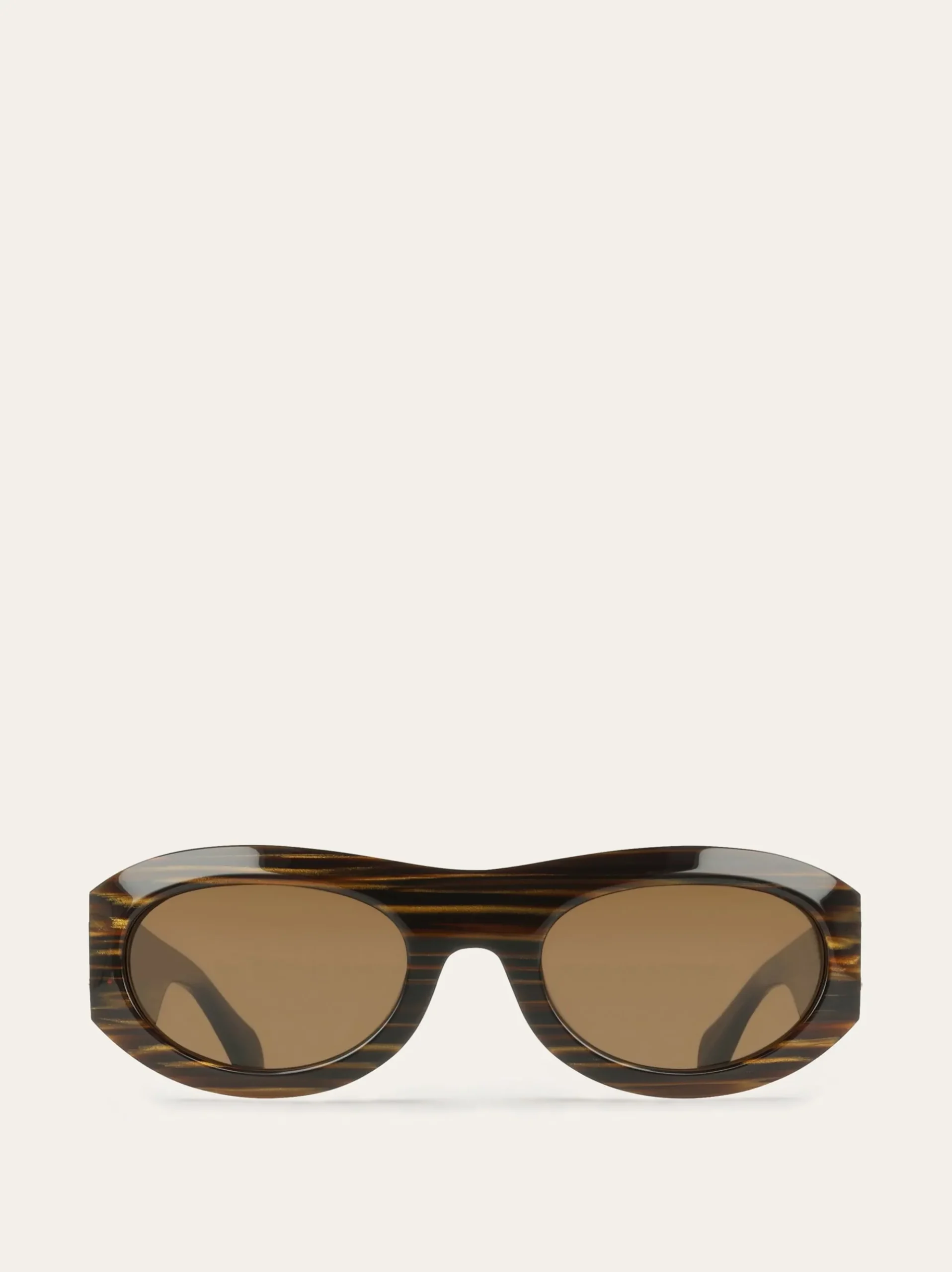Oval frame sunglasses - Women