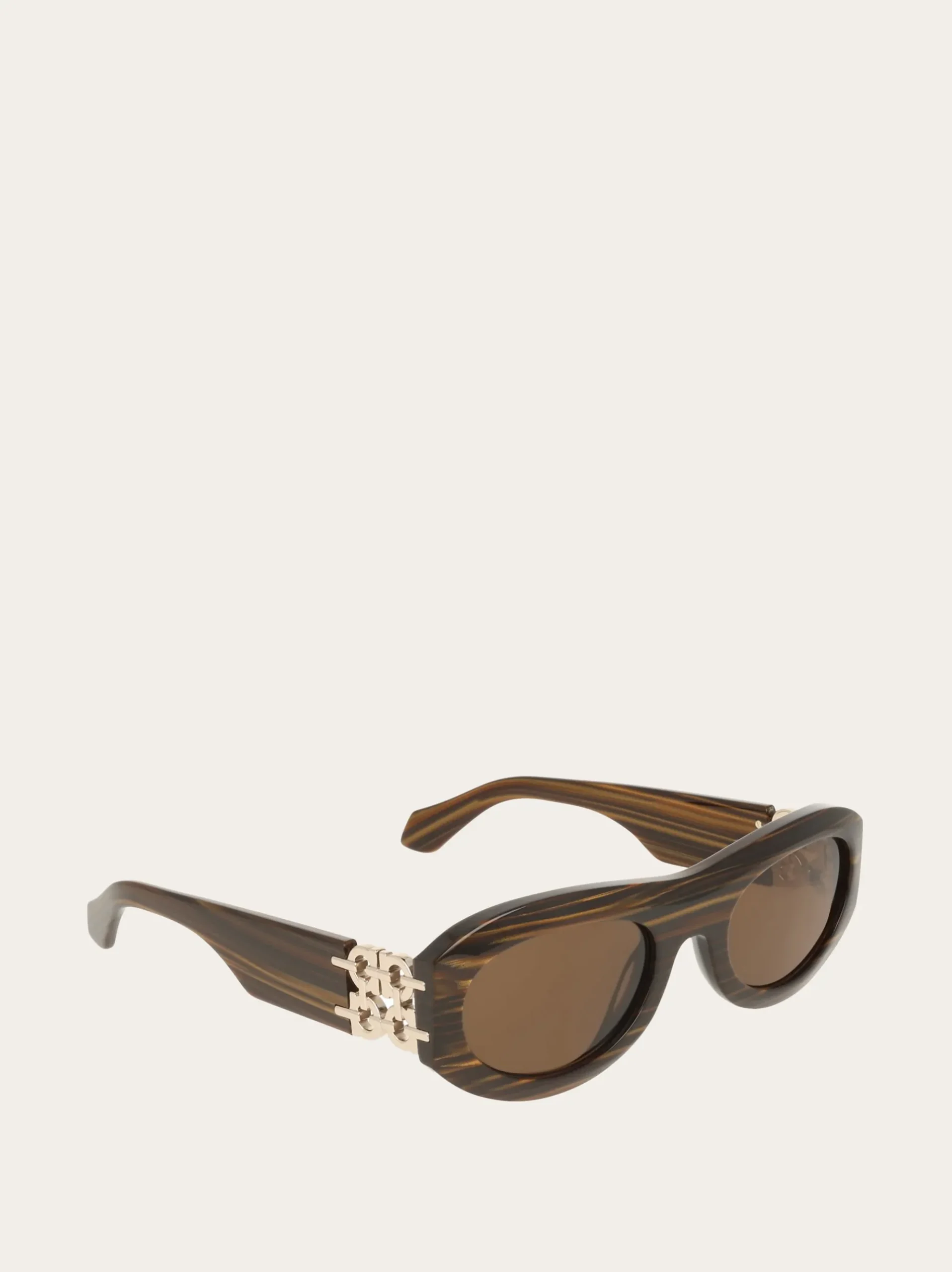 Oval frame sunglasses - Women