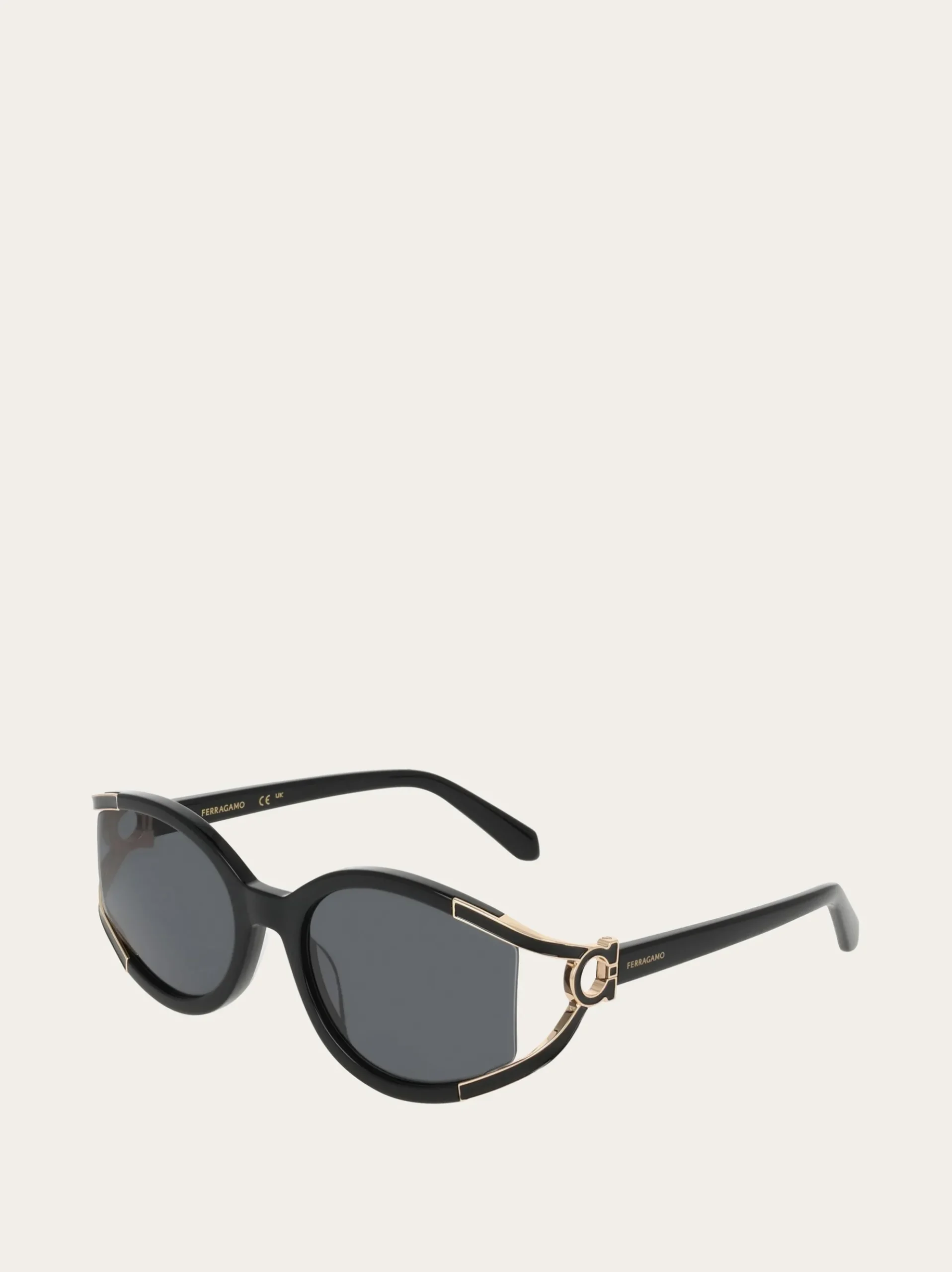 Oval frame sunglasses - Women