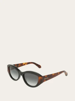 Oval frame sunglasses - Women