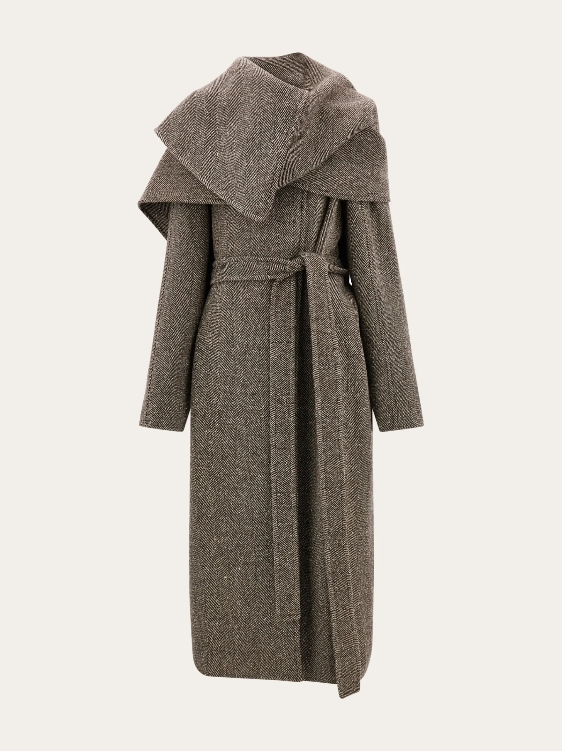 Oversize asymmetrical coat - Women
