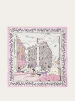 Palazzo Spini Feroni print silk scarf - Women