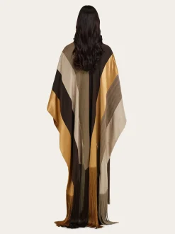 Patchwork poncho - Women