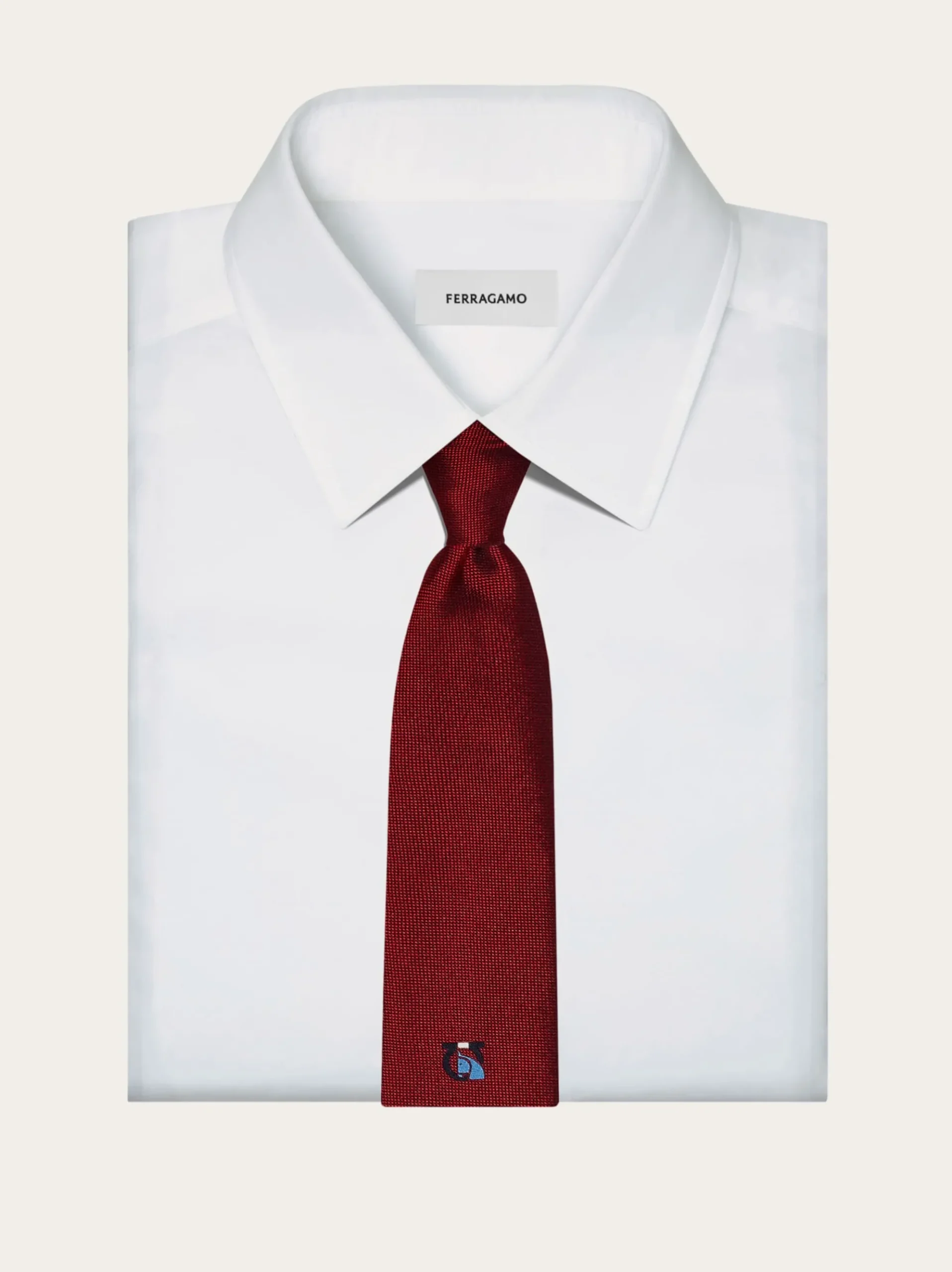 Pegasus jacquard tie - Men