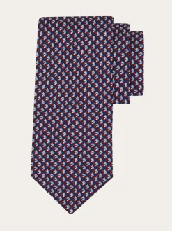 Pegasus print silk tie - Men