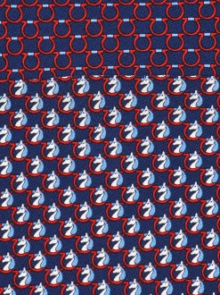 Pegasus print silk tie - Men