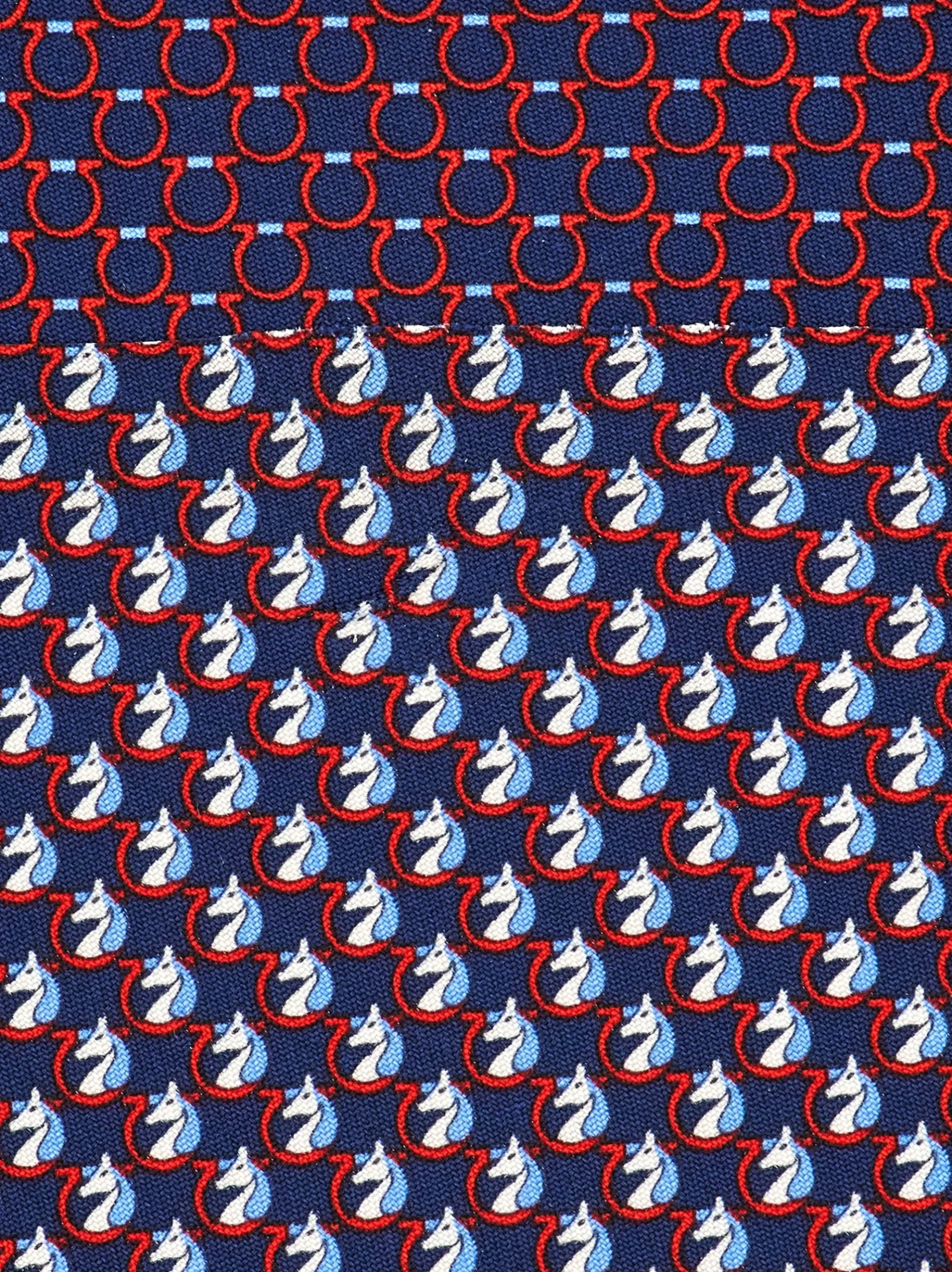 Pegasus print silk tie - Men
