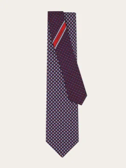 Pegasus print silk tie - Men