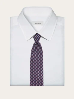 Pegasus print silk tie - Men