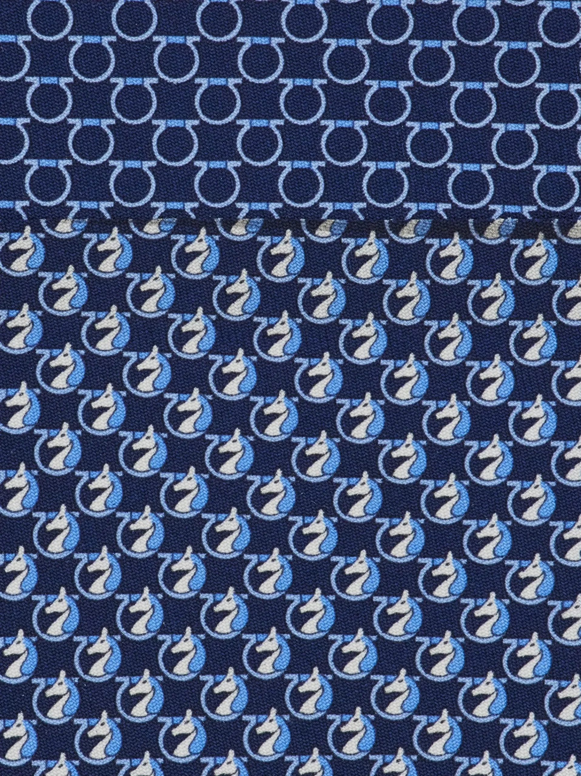 Pegasus print silk tie - Men