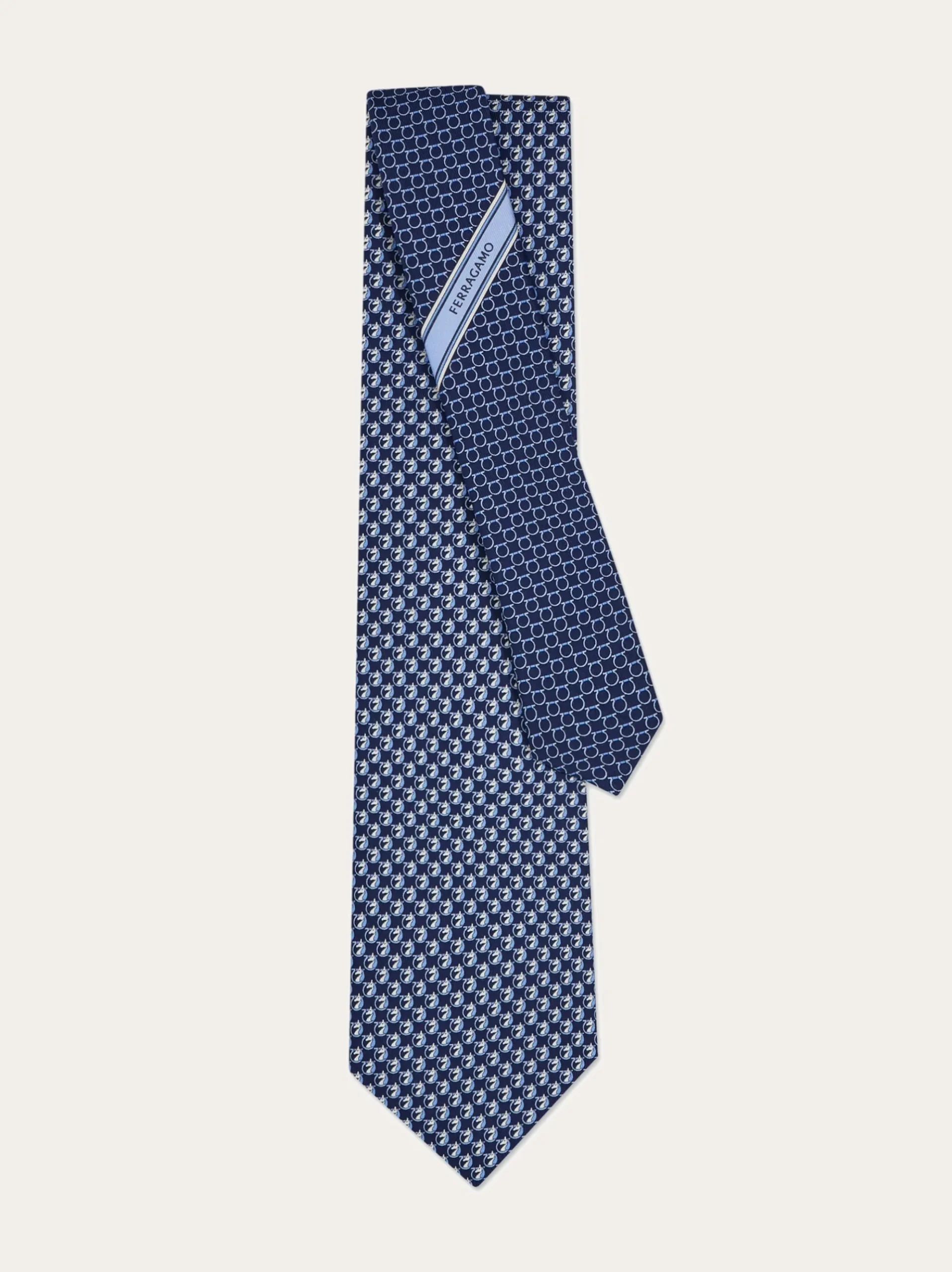 Pegasus print silk tie - Men