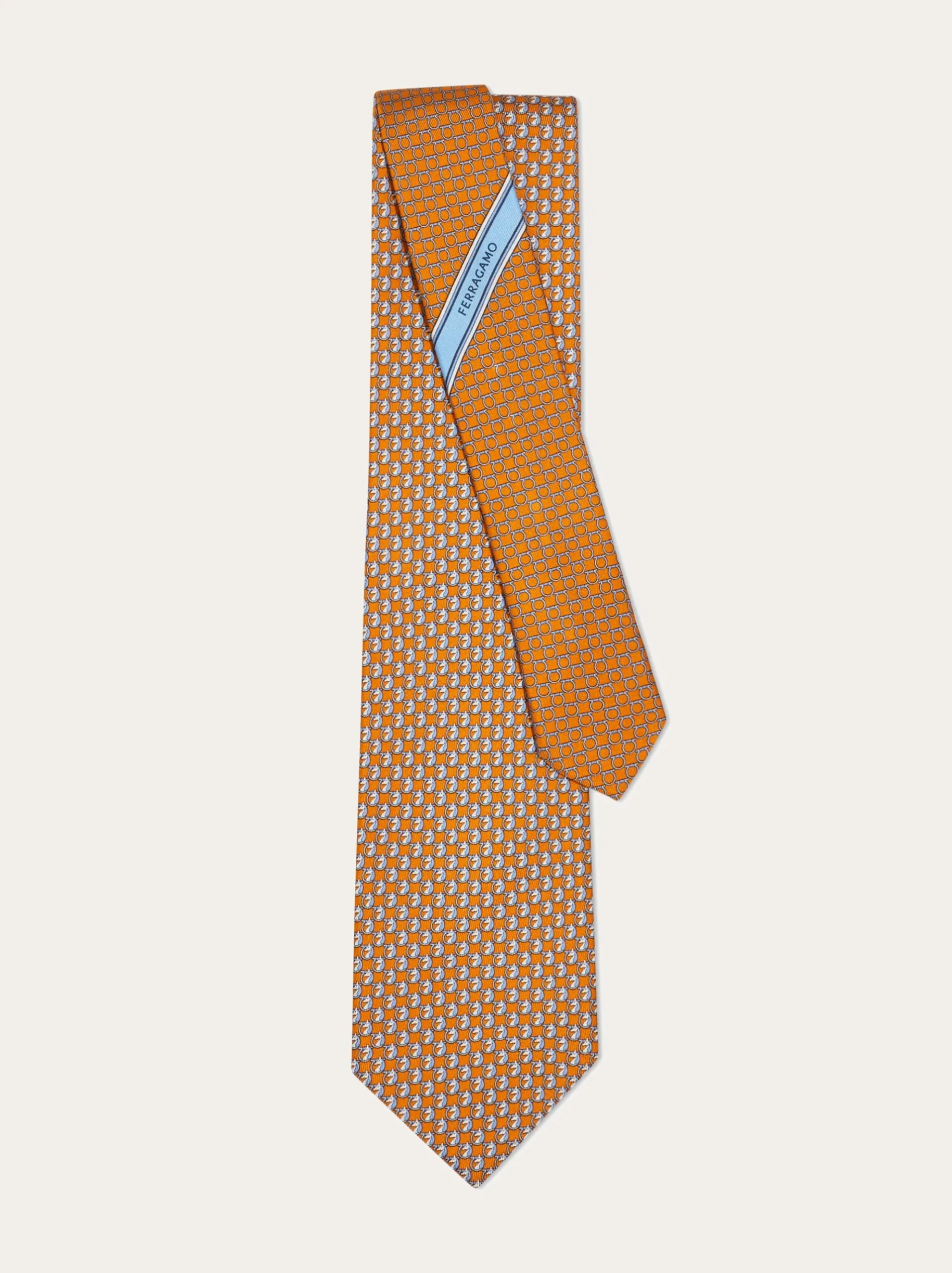 Pegasus print silk tie - Men