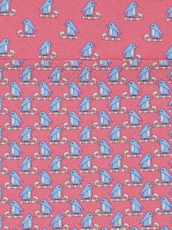 Penguin print silk tie - Men