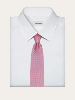 Penguin print silk tie - Men