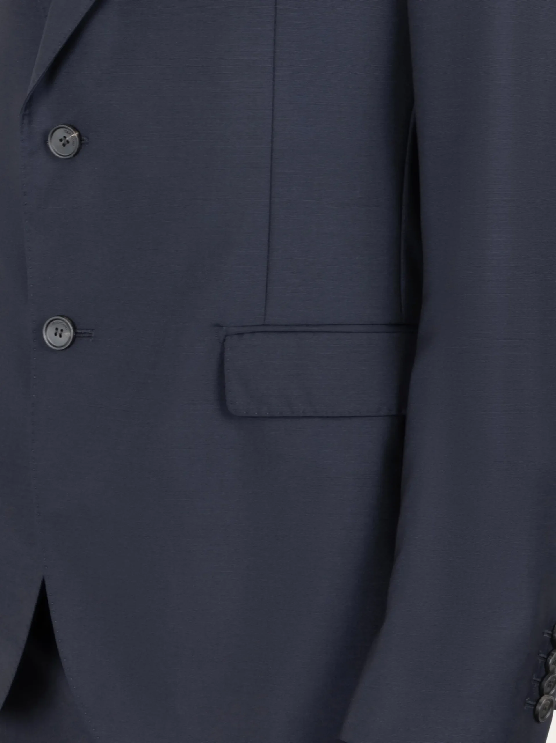 Plain suit in wool - Men