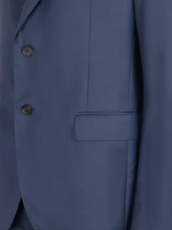 Plain suit in wool - Men