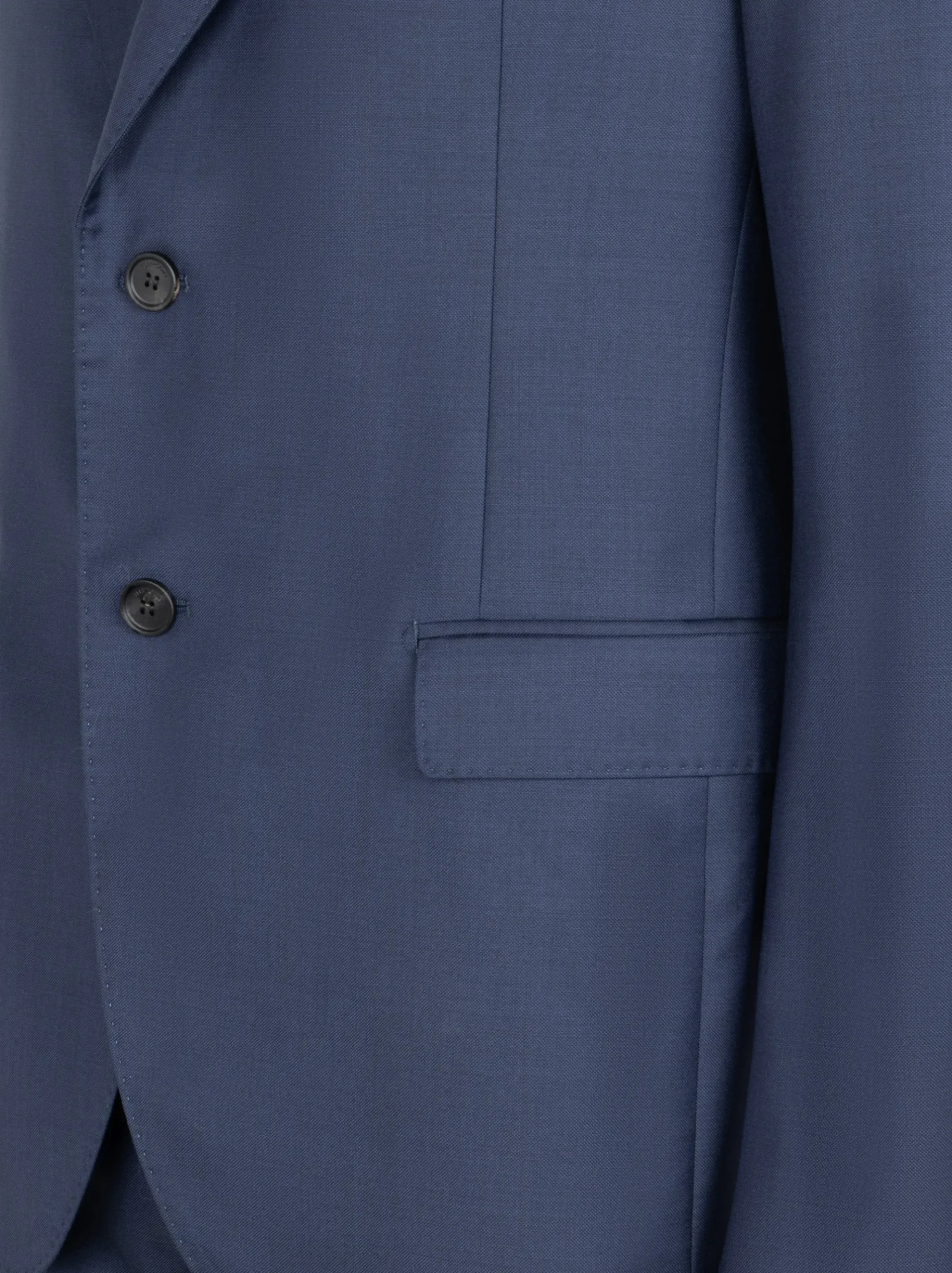 Plain suit in wool - Men
