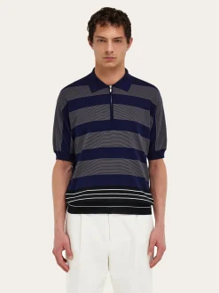 Polo shirt with zip collar - Men