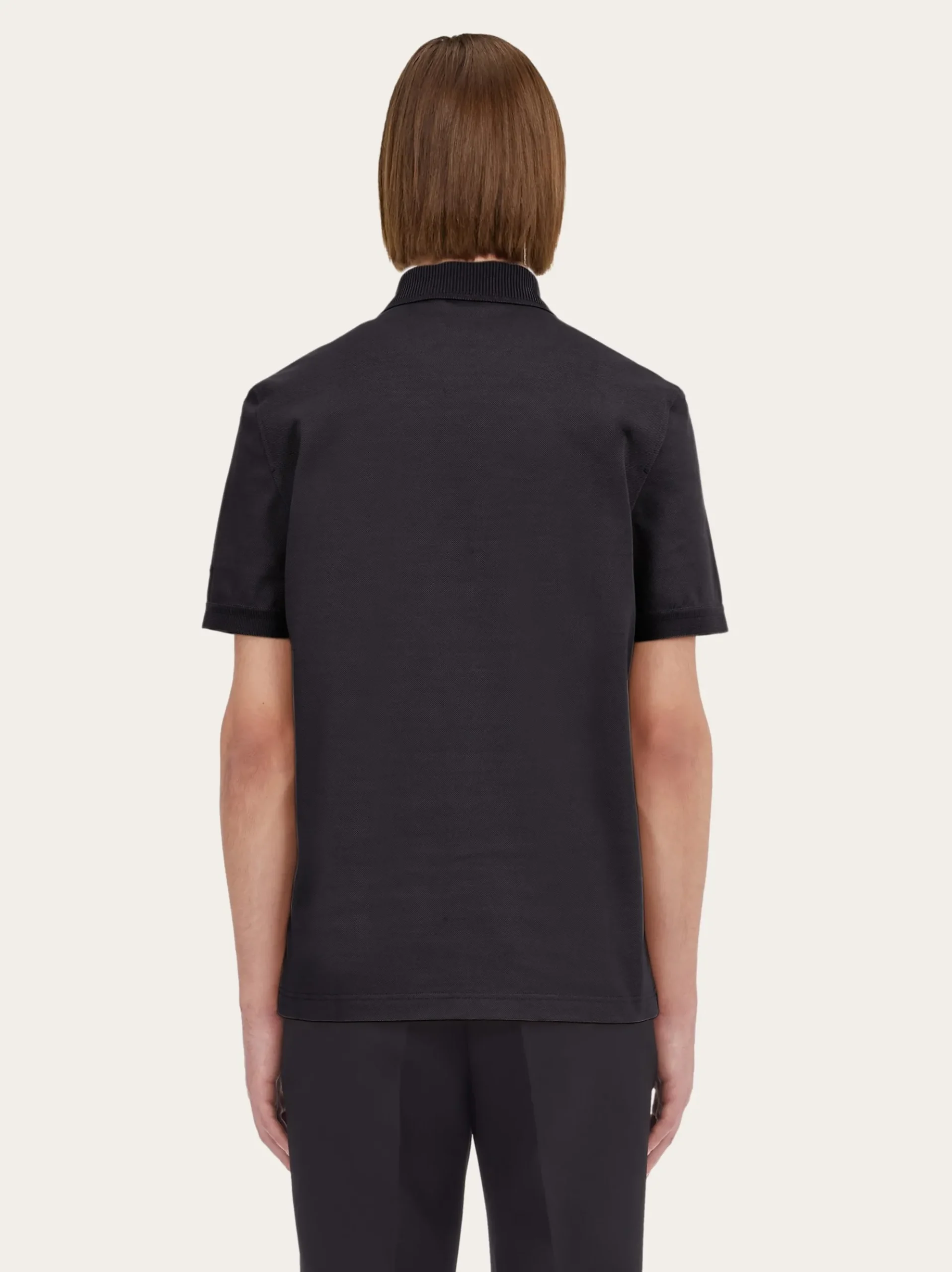 Polo with zip collar - Men