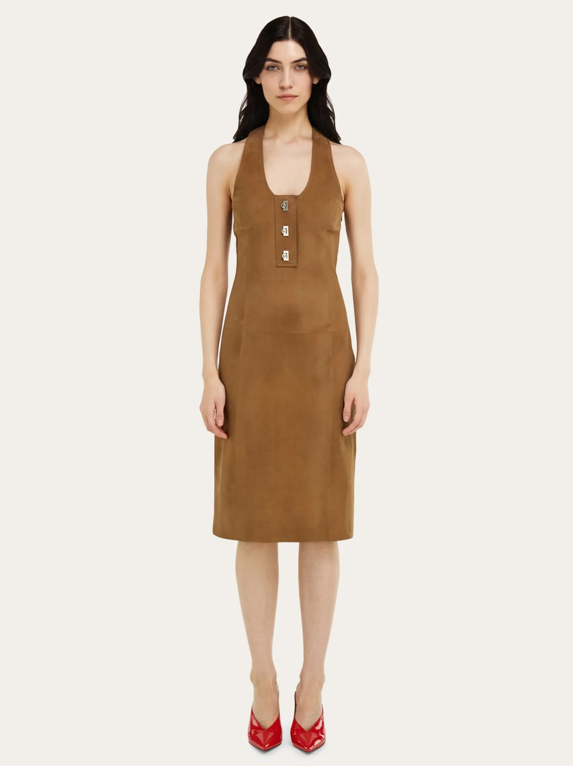Racer back dress with Hug buckle detail - Women