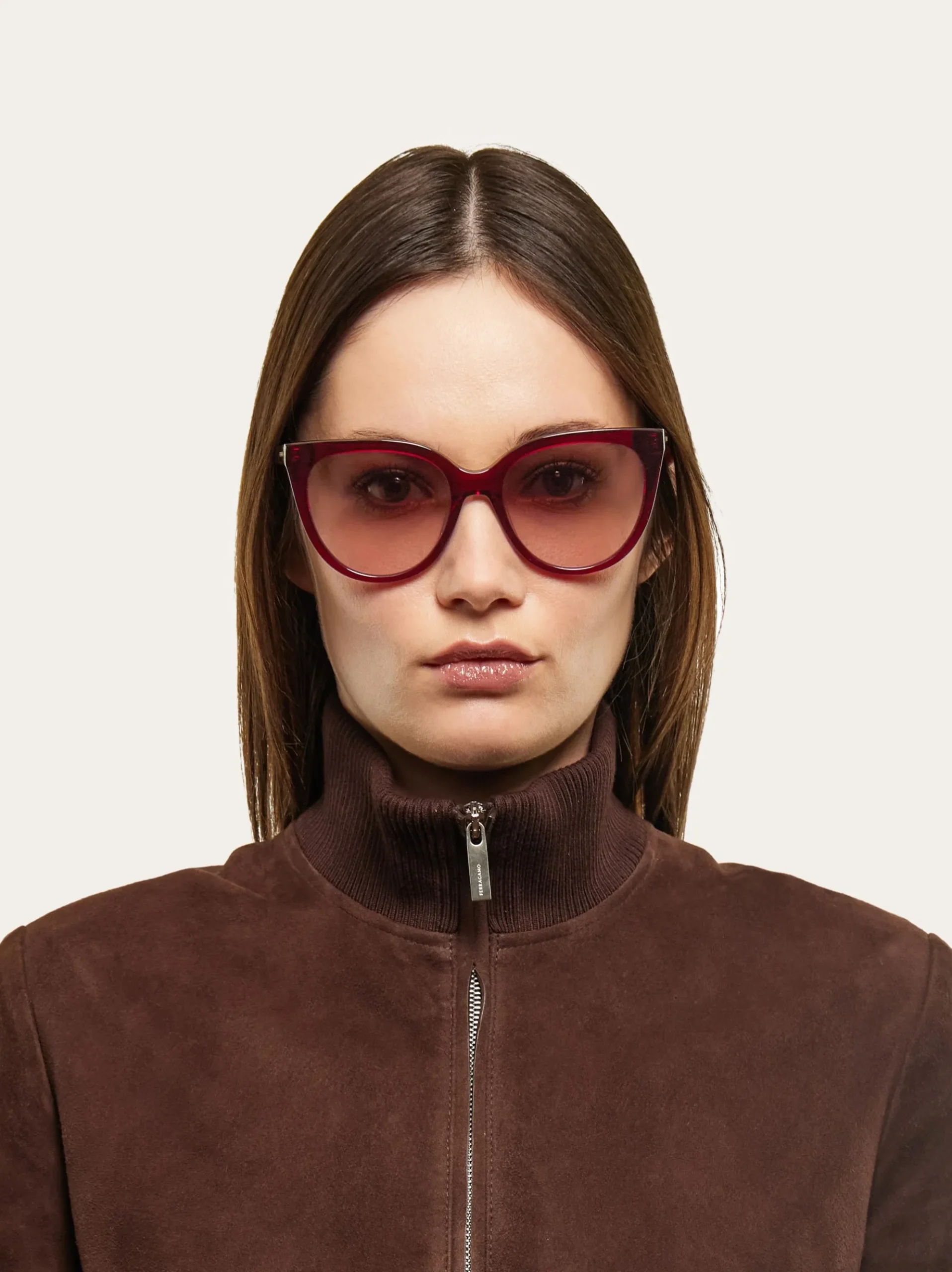 Rectangular frame sunglasses - Women