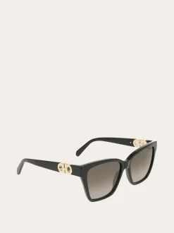 Rectangular frame sunglasses - Women