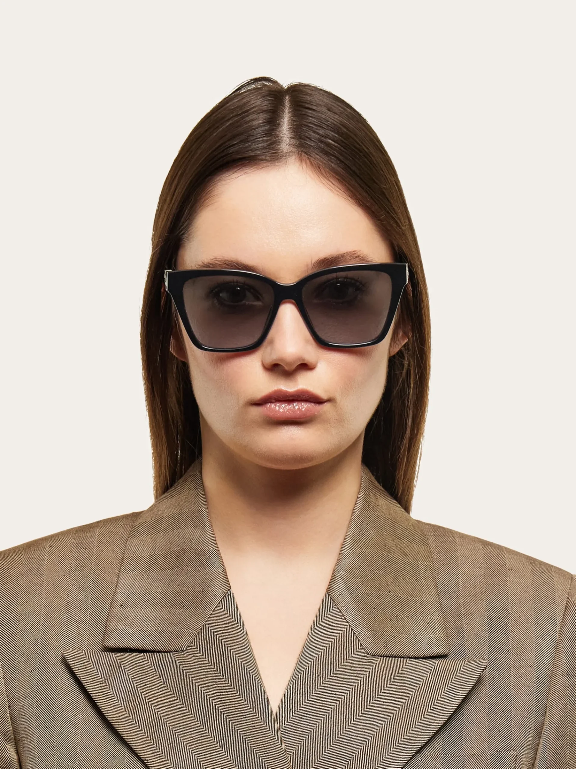 Rectangular frame sunglasses - Women
