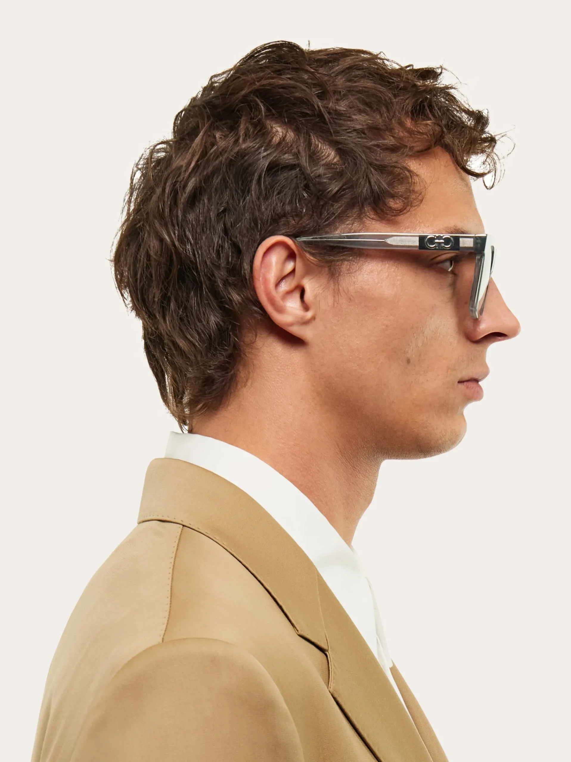 Rectangular frame sunglasses - Men