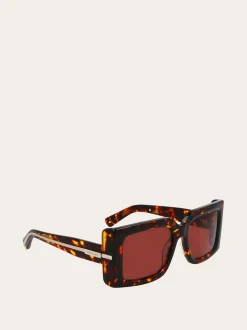 Rectangular frame sunglasses - Women