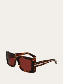 Rectangular frame sunglasses - Women