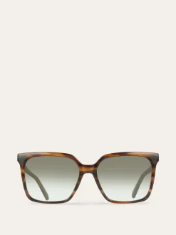 Rectangular frame sunglasses - Women