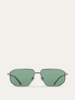Rectangular frame sunglasses - Men