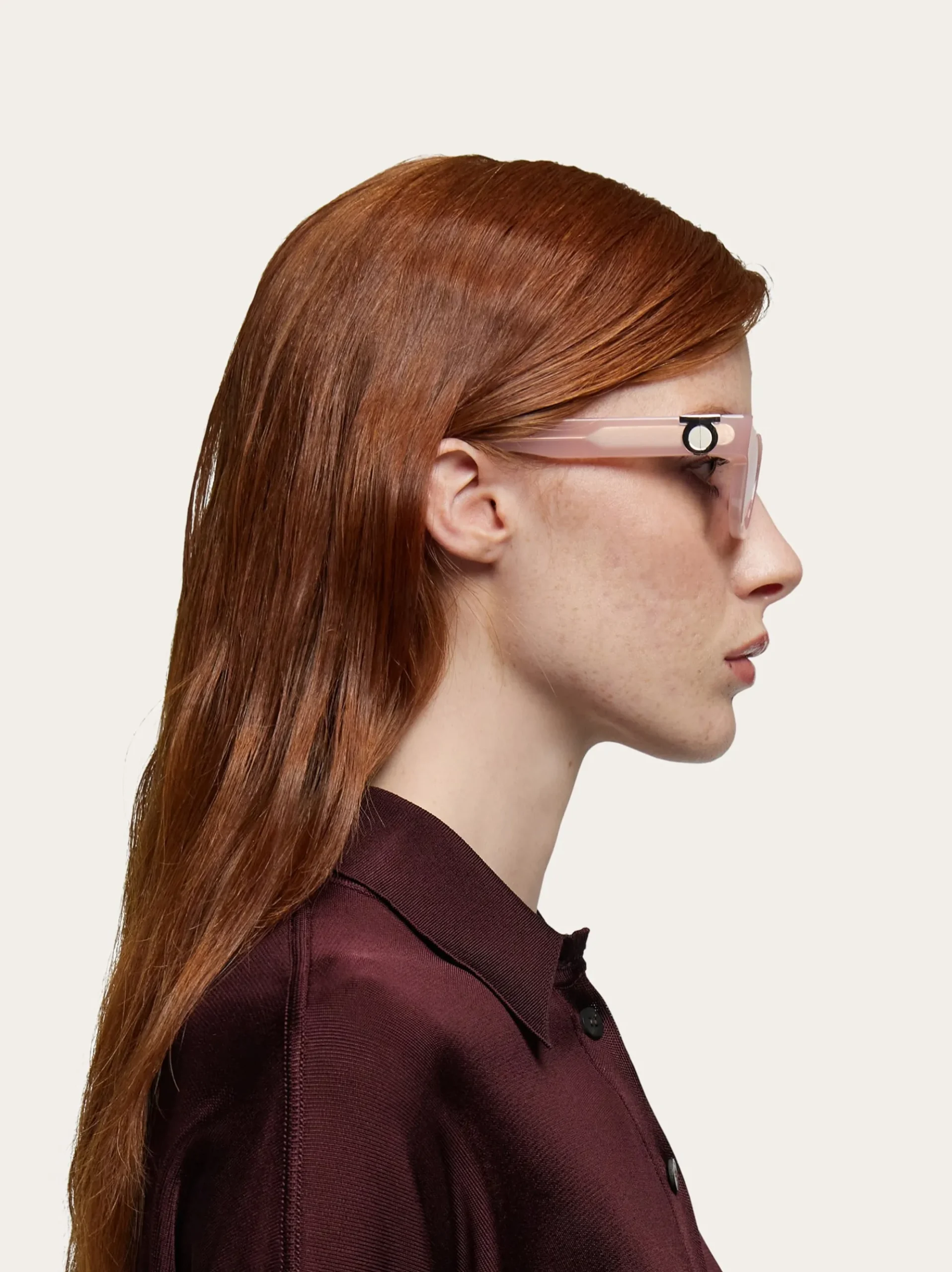 Rectangular frame sunglasses - Women